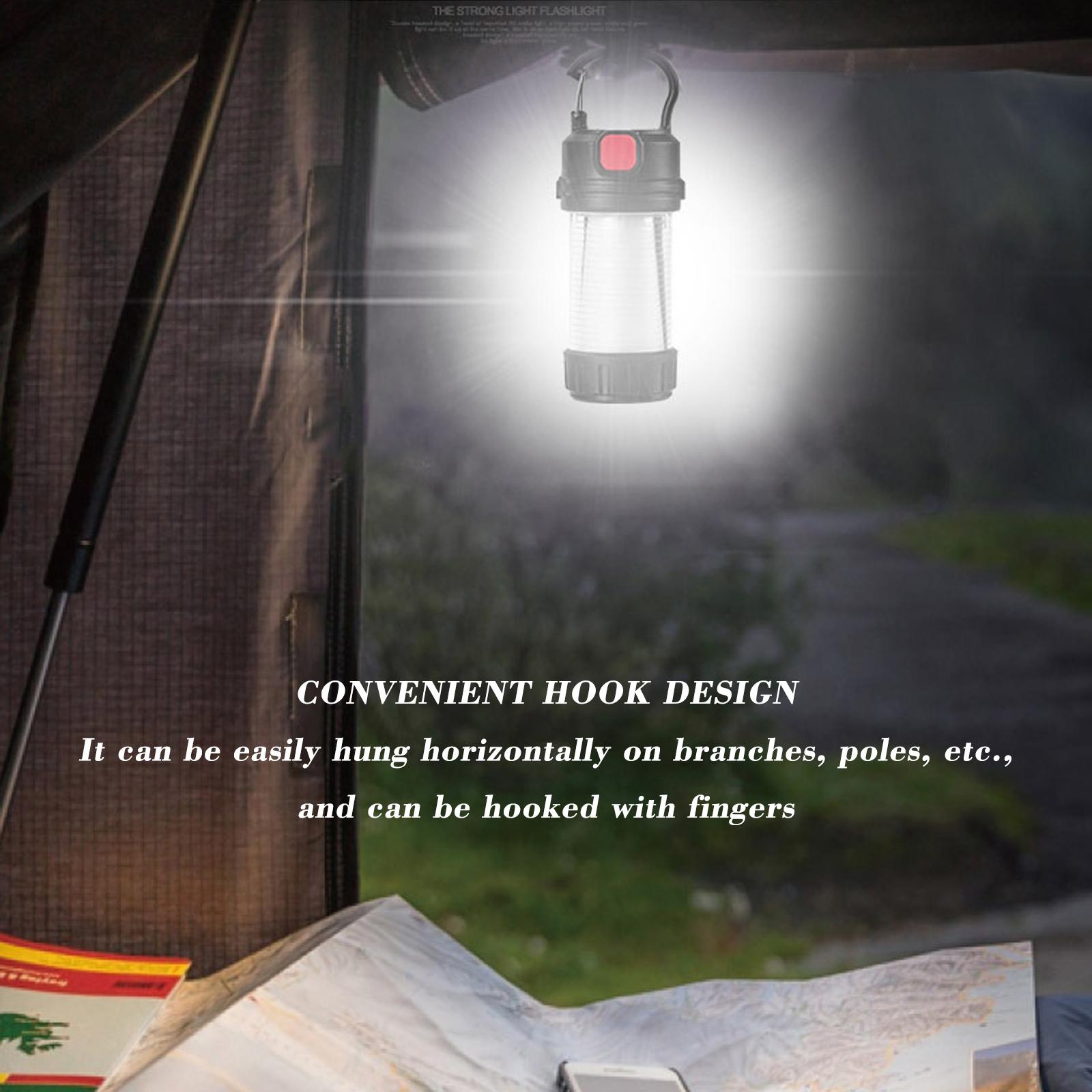 Cheap Goat Tents Mini Camping Lantern Outdoor Rechargeable Emergency Portable 5 Water Resistant Battery Powered Modes Flashlight Lights Camp Z4D8   